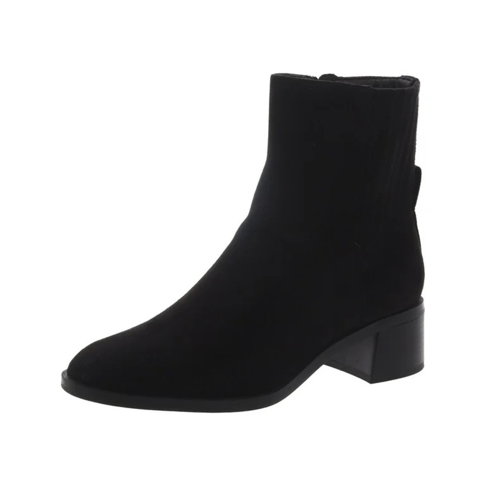 Style & Co. Black Ankle‎ Boots with Chunky Heel and Rounded Toe​